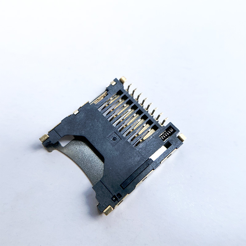 产地批发 ST4S008V4AB1500反向MICROTF卡座 非进口SD卡槽反插1.8H